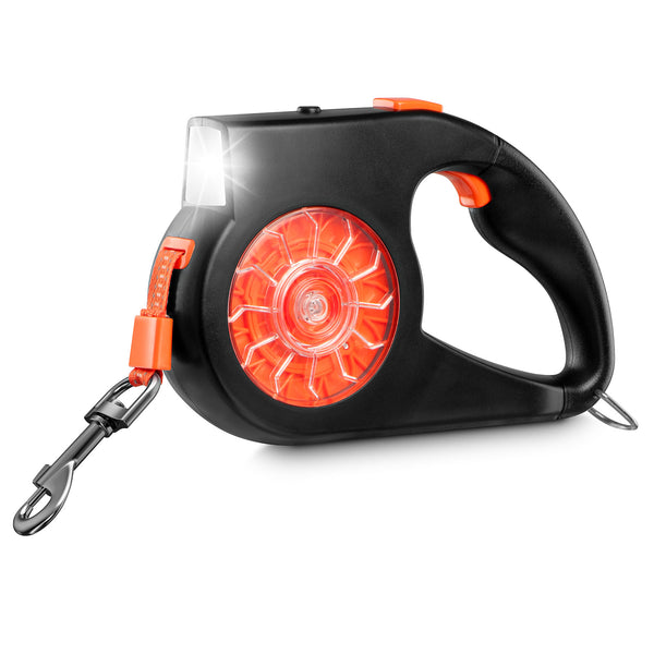 Retractable Dog Leash with LED Light - 16ft